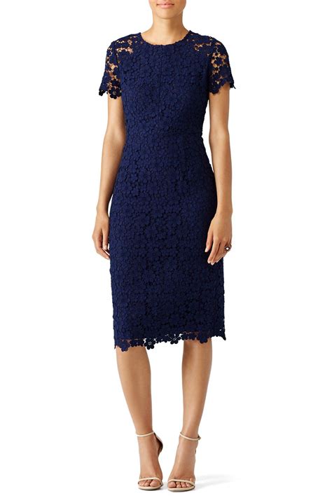 Rent Navy Beaux Dress By Shoshanna For 60 70 Only At Rent The