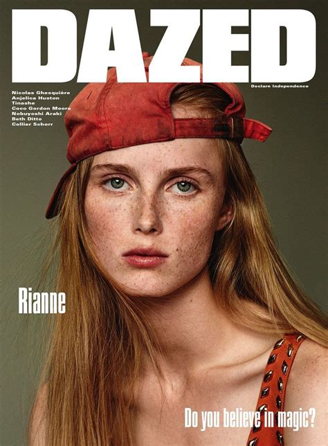 Rianne Van Rompaey Dazed And Confused Magazine Cover United Kingdom