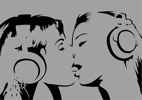 Two Girls Kiss Kiss Love Sexy Girl Drawing By Vladyslav Shapovalenko