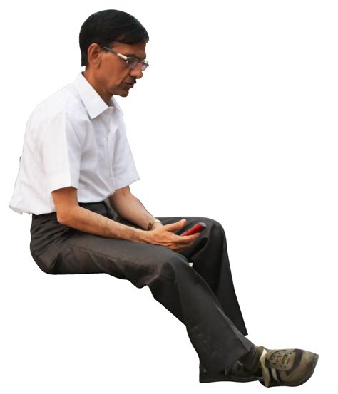 Jugaad Render Man Sitting Cutout Indian People Cutout Human Sketch Human Figure Sketches