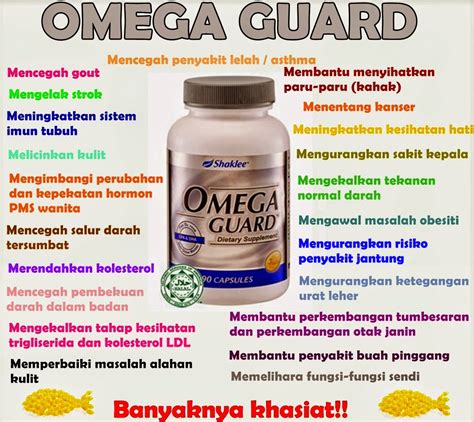 Terdapat banyak kebaikan omega guard shaklee ini, antaranya adalah 30 kebaikan yang unggul: sweet memories: Cara merawat asma, asthma, lelah dengan ...