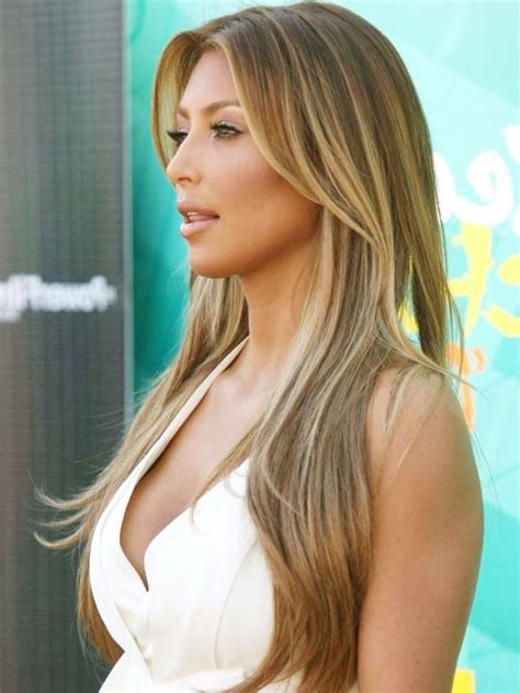 Kim Kardashian Human Hair Long Straight Wigs