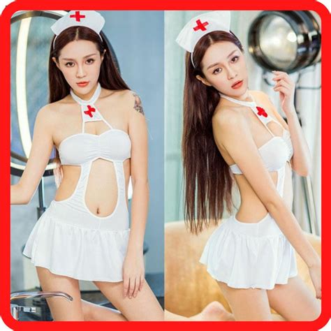 Jual Baju Lingerie Cosplay Model Kostum Seragam Nurse Suster Perawat