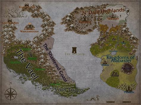 Inkarnate First Time Making A Map Of This Scale World Map For My 5e