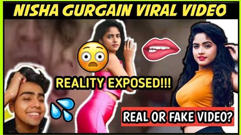 Nisha Gurgain Tiktok Star Viral Video Leaked Reality Exposed Real