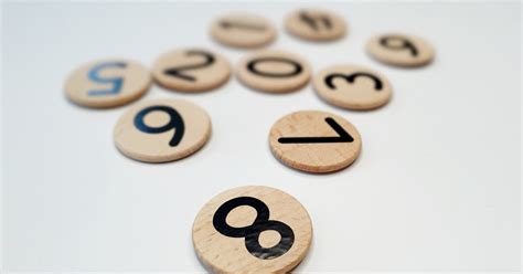 Wooden Number Discs Magnetic Resources For Children Etsy
