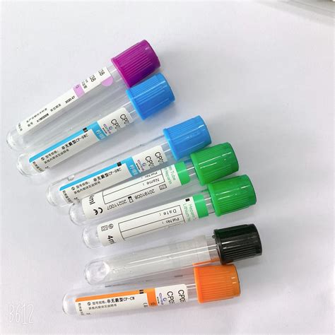 Sterile Ml Blood Test Tube Anticoagulant Of Serum Sample Tube Blue Top