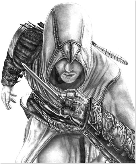 Assassins Creed Altair Drawing By Aidenroxx On Deviantart