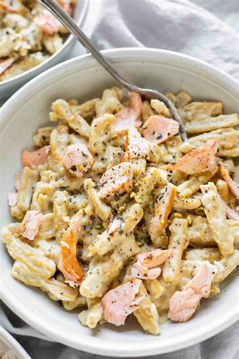 Creamy Salmon Pasta Recipe Jar Of Lemons