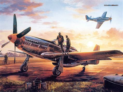 Airplane Art Painting Art Air Combat Part 032