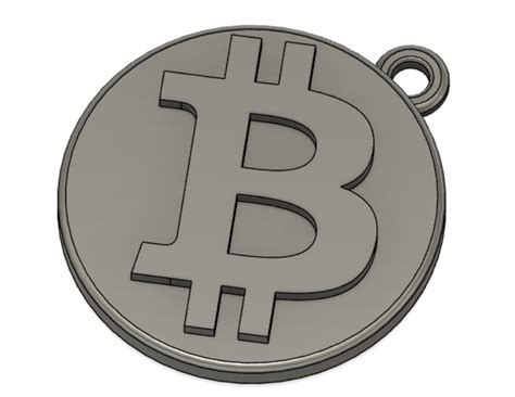 Bitcoin Keychain By Epic3d Download Free Stl Model