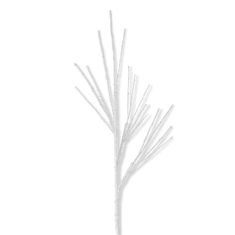 White Crystal Glitter Branch