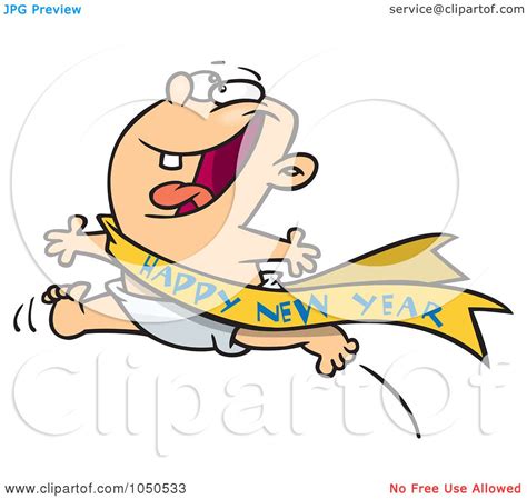 Royalty Free Rf Clip Art Illustration Of An Excited Baby Running With