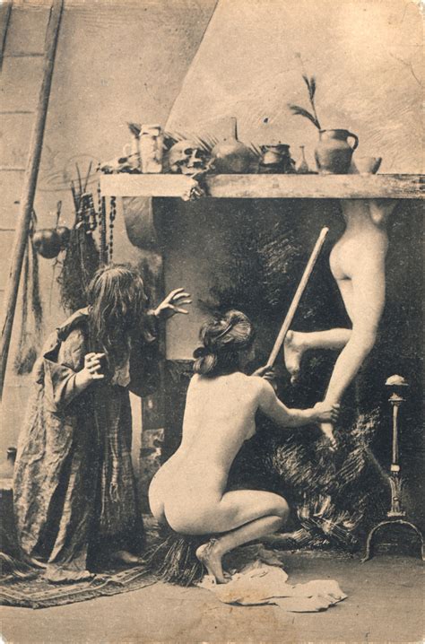 Three Witches Vintage Nude