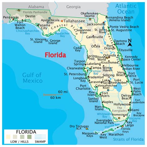 Map Of Florida Cities And Towns Printable City Maps
