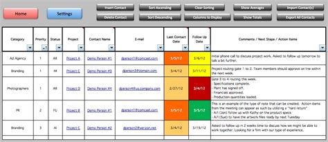 Multiple Project Tracking Template Excel Planner