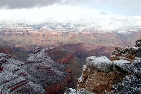 Gooteegrand Canyon Snow Dsc6776 Arizona Geology Magazine