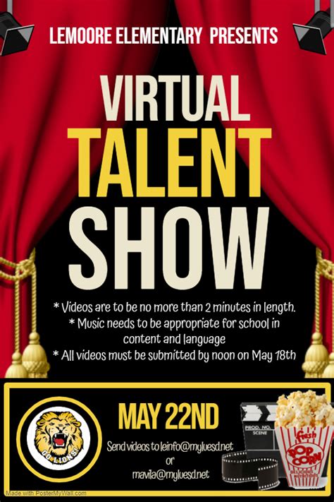 Virtual Talent Show Lemoore Elementary School