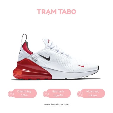 Bv2523 100 M Nike Air Max 270 White Red Trạm Tabo