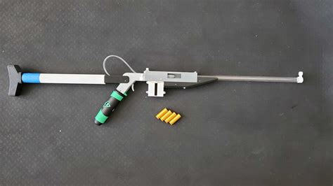 3d Printed Bolt Action Air Rifle With Shell Ejection Youtube