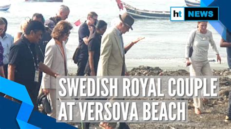 watch swedish royal couple help clean up one news page video