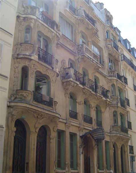Paseos Art Nouveau La Maison Des Arums 33 Rue Du Champ De Mars