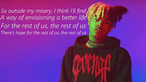 Xxxtentacion Hope Lyrics Youtube