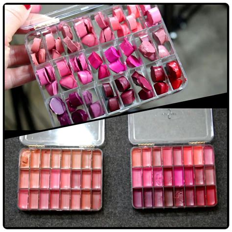 Makeup palettes are a makeup artist's best friend. Melting/Depotting lipsticks into a Vueset Palette | Makeup ...
