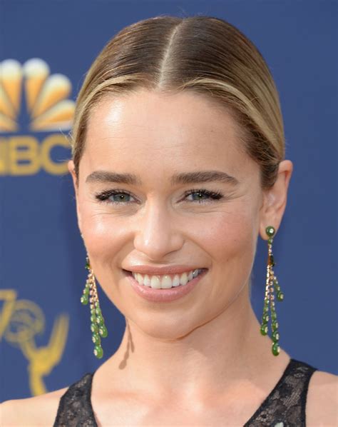 Her father was a theatre sound engineer and her mother is a businesswoman. EMILIA CLARKE at Emmy Awards 2018 in Los Angeles 09/17 ...