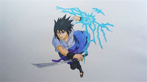 Drawing Sasuke From Naruto Youtube