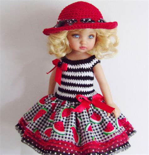 Effner Boneka 10dolls Handmade Clothes Dress Hats Doll Dress Doll