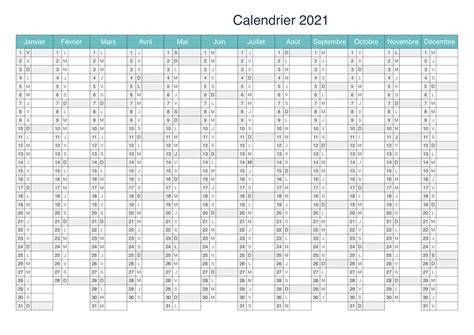 Gratuit Calendrier 2021 Imprimable Modèle Dans Pdf And Mot The Imprimer