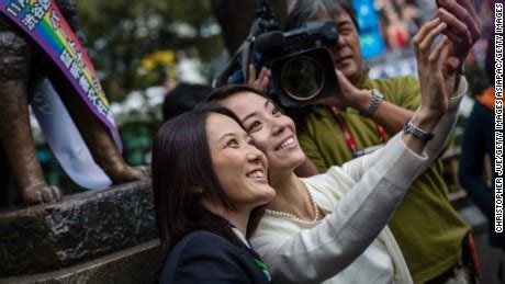 Japan S First Official Same Sex Couple Celebrate Cnn