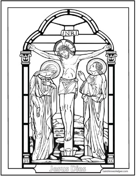 Good Friday Coloring Page ️ ️ Mount Calvary Jesus Coloring Pages