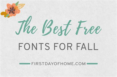 21 Beautiful Fall Fonts You Can Download For Free Artofit
