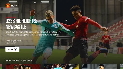 Mutv Manchester United Tv Amazones Appstore Para Android