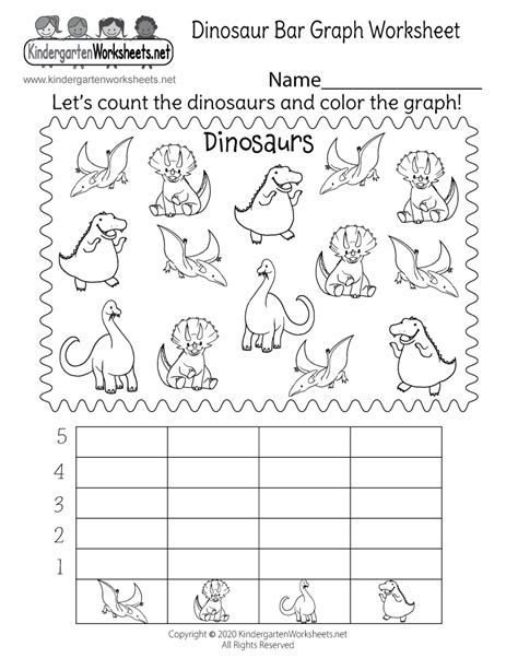 Dinosaur Bar Graph Worksheet Free Printable Digital And Pdf