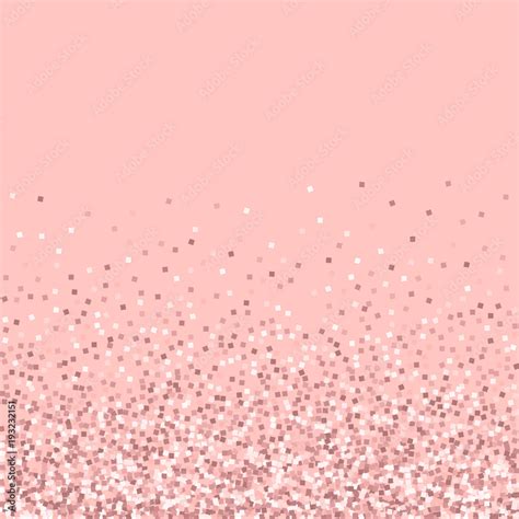 Pink Gold Glitter Scatter Bottom Gradient With Pink Gold Glitter On
