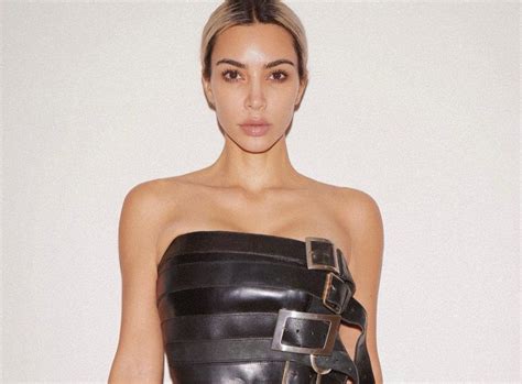 Kim Kardashian Rocks Sexy Belt Dress And Balenciaga Shades After Kanye