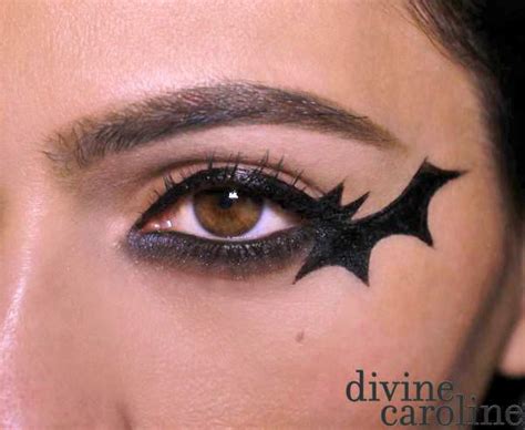 Halloween Makeup How To Bat Eyeliner