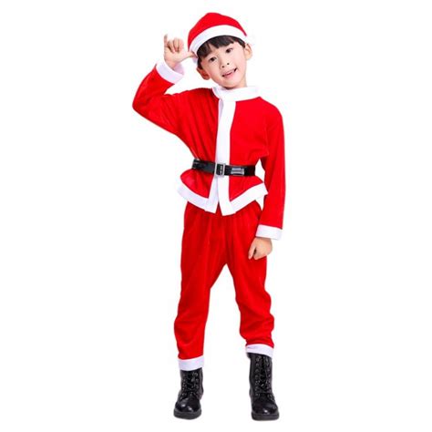 Boys Santa Costume Santa Claus Costume For Boys Child Santa Suit