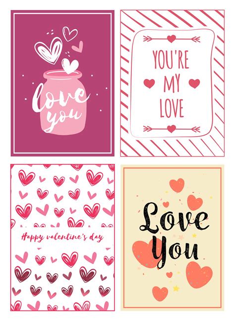 10 Best Printable Valentines Day Cards Pdf For Free At Printablee