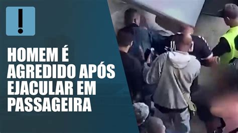 Homem é agredido após ejacular em passageira dentro de trem no Rio de