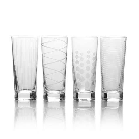 Mikasa Cheers Highball Glasses Set Of 4 1975 Oz Glasses Dersya