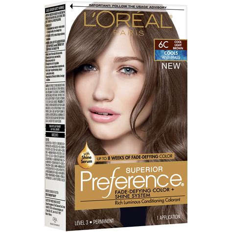 Loréal Paris Superior Preference Permanent Hair Color 6c Cool Light