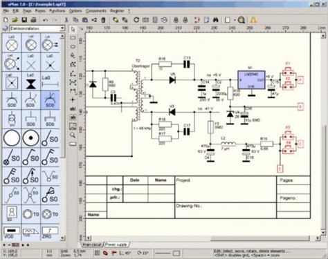Software Para Diseño De Diagramas Electrónicos Simple Y Fácil De Usar