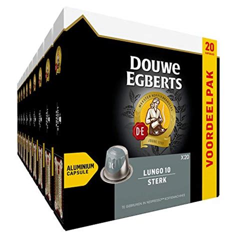 Douwe Egberts Koffiecups Lungo Sterk Voordeelverpakking 200 Koffie