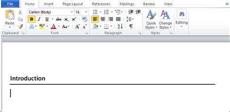How To Insert A Line In Word Javatpoint