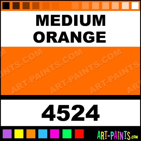 Medium Orange 1 Shot Enamel Paints 4524 Medium Orange Paint Medium