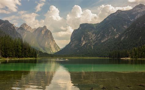 1680x1050 Lake Mountains Water Reflection Landscape 1680x1050